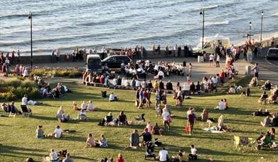 Summer concert overhead view