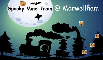 Halloween Spooky Mine Train Ride